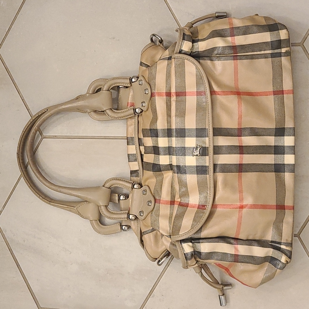 Burberry diaper bag